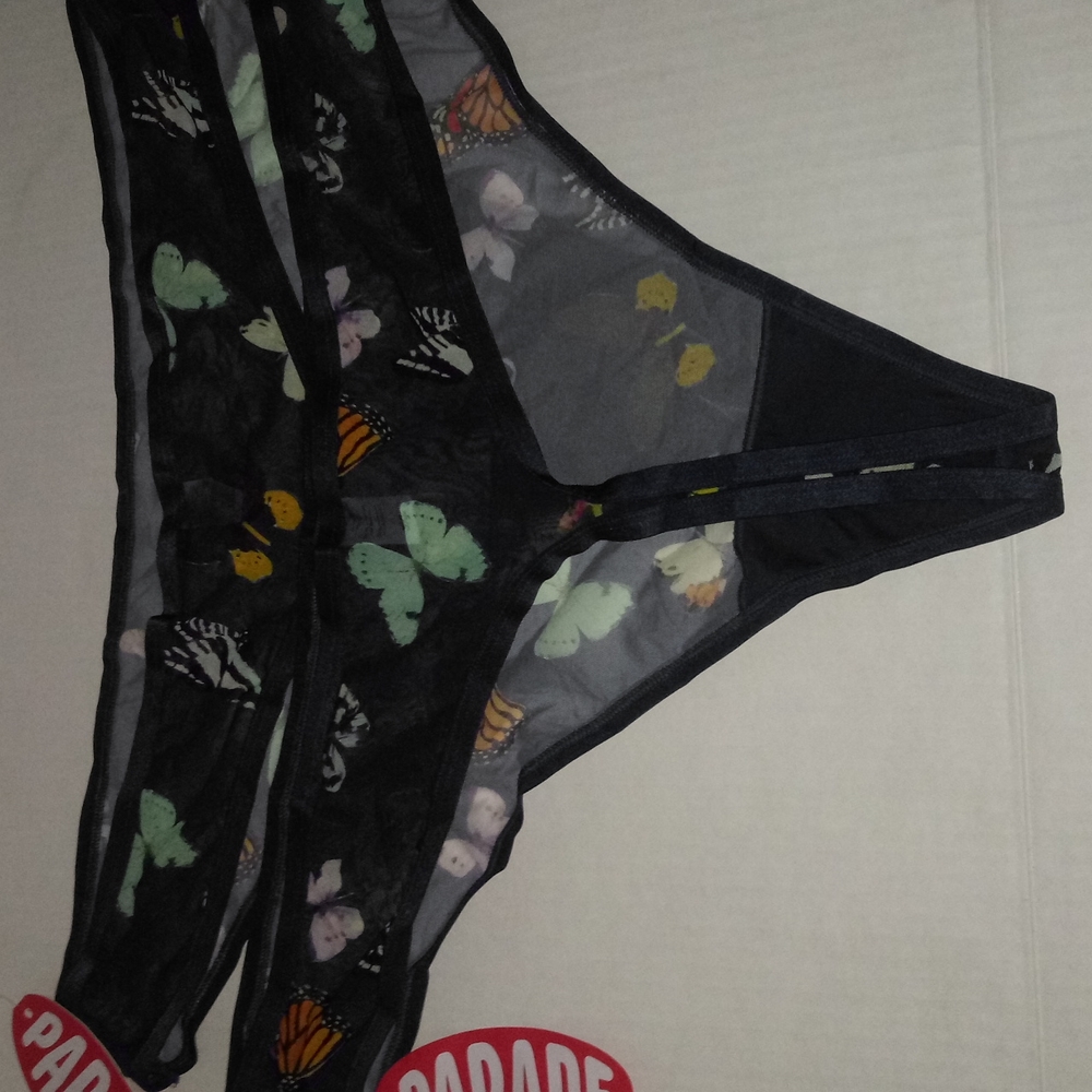 PARADE 2 PAIRS OF SILKY MESH THONG PANTIES